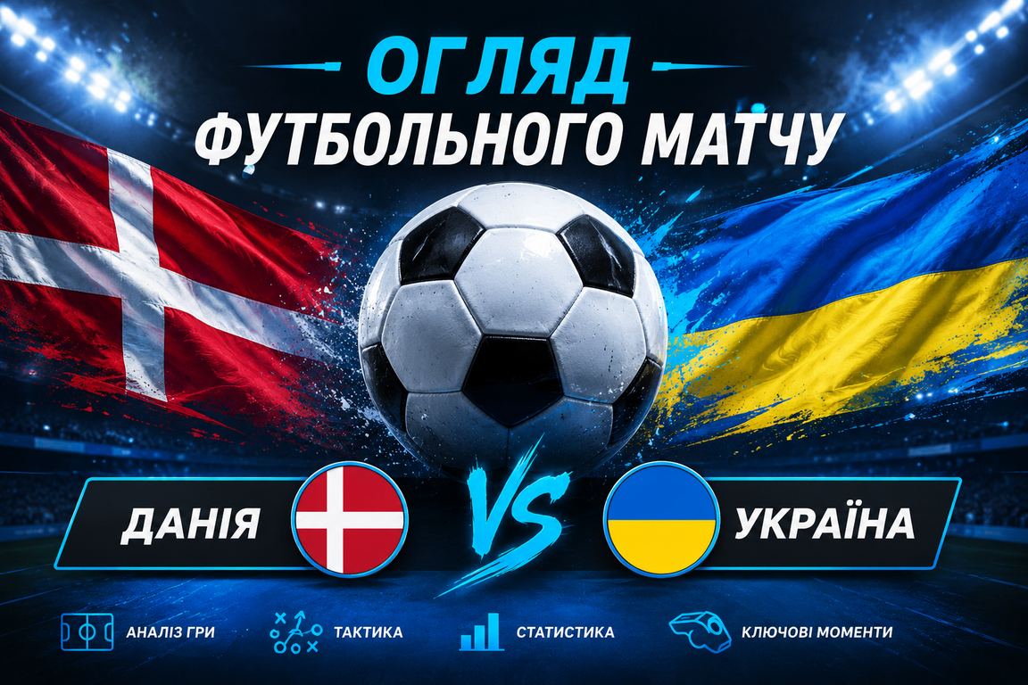 Данія -Україна: огляд складного матчу